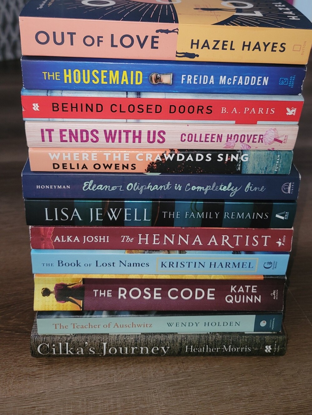Best-selling Novels: Kate Quinn, Lisa Jewell, Freida McFadden, Colleen Hoover +